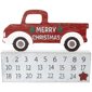 Northlight Merry Christmas Truck Wooden Advent Calendar - image 2