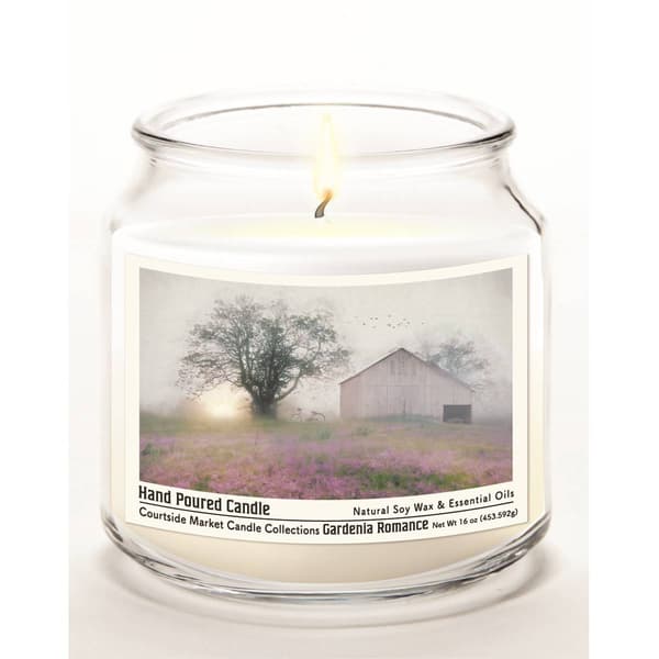 Courtside Market® Sunrise 16oz. Gardenia Romance Jar Candle