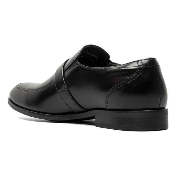 Mens Stacy Adams Buckley Moc Toe Ornament Slip-On Oxfords