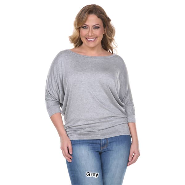 Plus Size White Mark Tunic