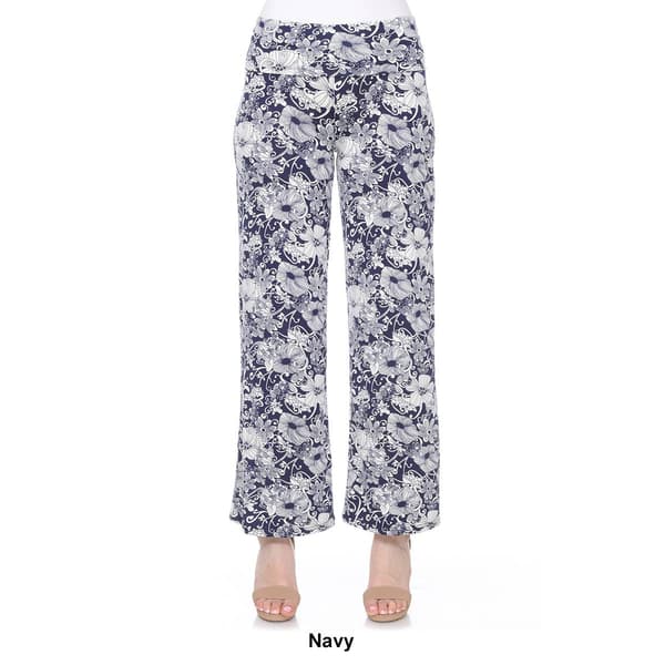 Womens White Mark Floral Paisley Palazzo Pants
