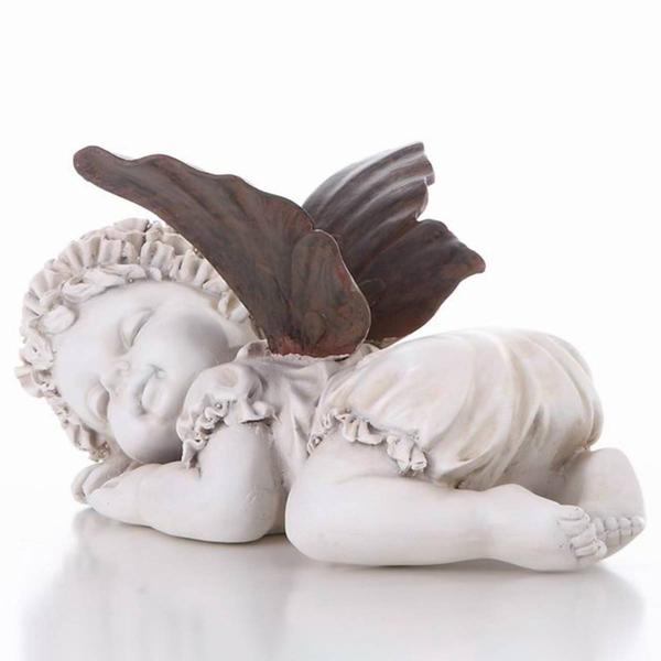 Hi-Line Gift Baby Fairy Sleeping Garden Statue