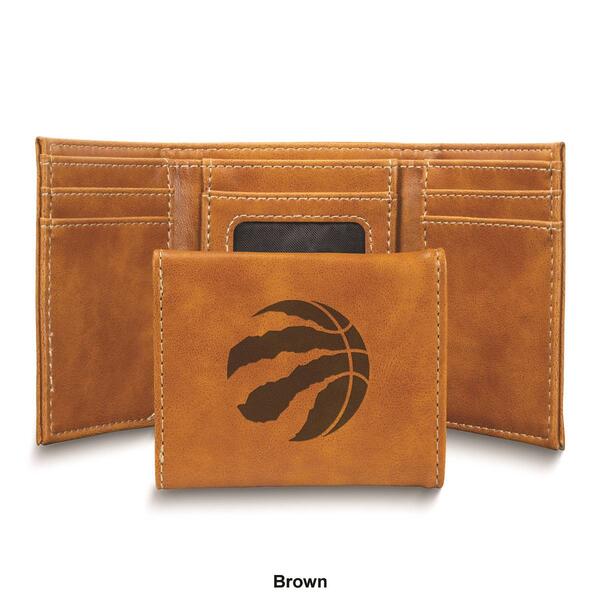 Mens NBA Toronto Raptors Faux Leather Trifold Wallet