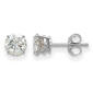 True Light&#40;tm&#41; 5.0mm Round Moissanite Basket Stud Earrings - image 1