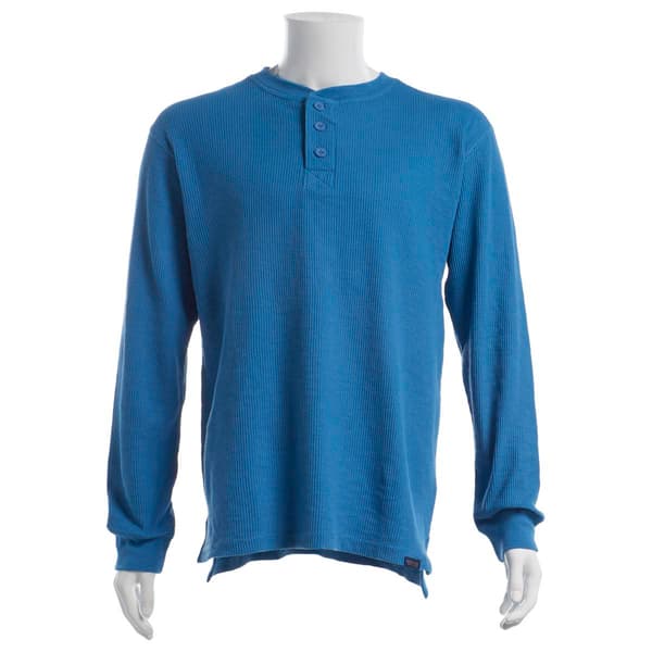 Mens Bass Creek Outfitters Solid Thermal Henley