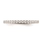 Pure Fire 14kt. White Gold Lab Grown Diamond Polish Wedding Band - image 4