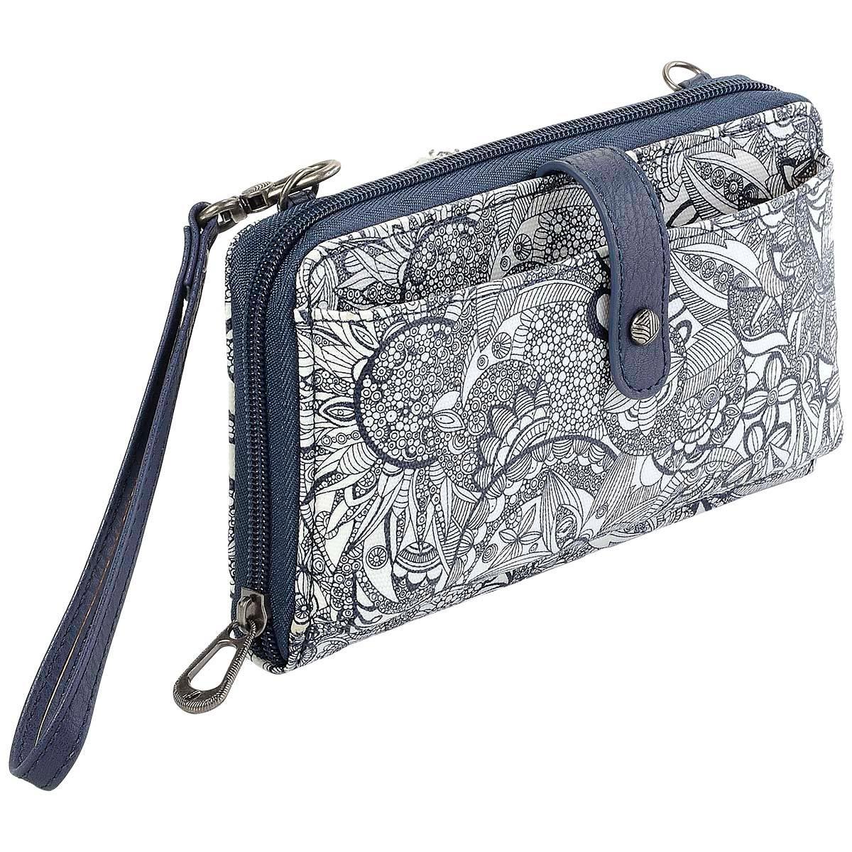 The Sak Wallet Sakroots Bags Sakroots Artist Circle Navy