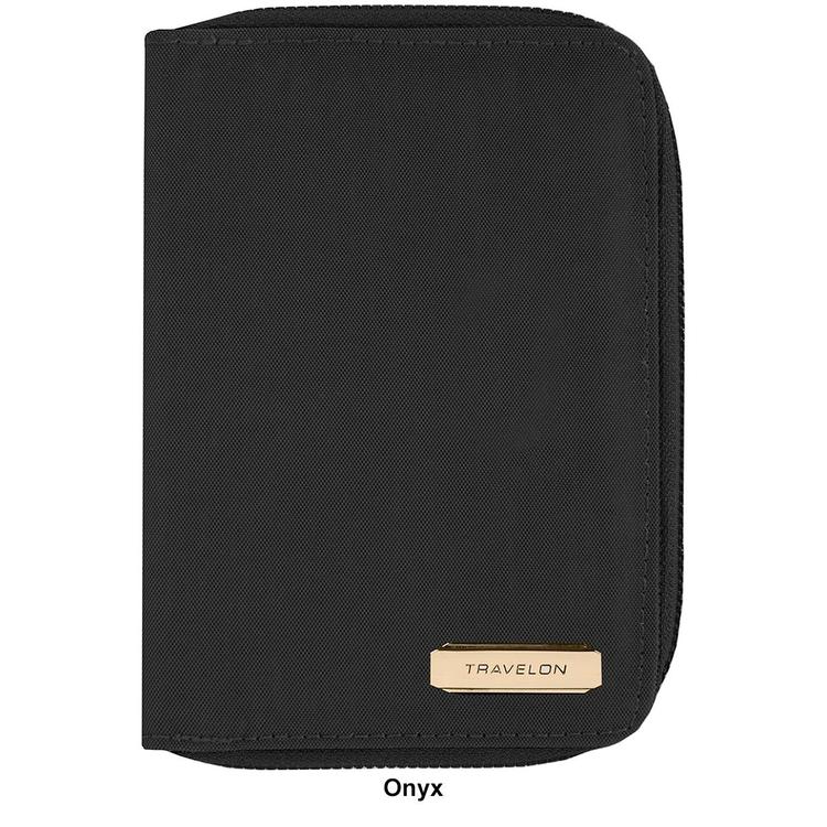Travelon RFID Blocking Passport Zip Wallet