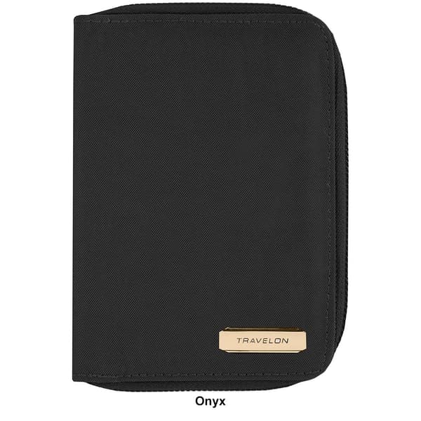 Travelon RFID Blocking Passport Zip Wallet