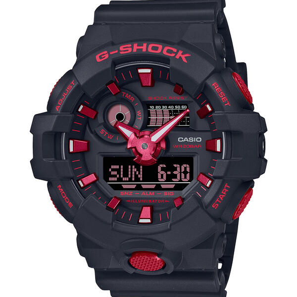 Mens G-Shock Ana-Digital Watch - GA700BNR-1A - image 
