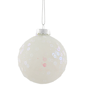 Northlight 4ct. Frosted Sequined Christmas Ball Glass Ornaments - image 6