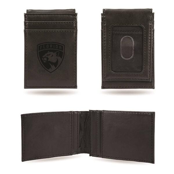 Mens NHL Florida Panthers Faux Leather Front Pocket Wallet - image 