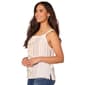 Womens Democracy Embroidered Scallop Tank Top - image 4