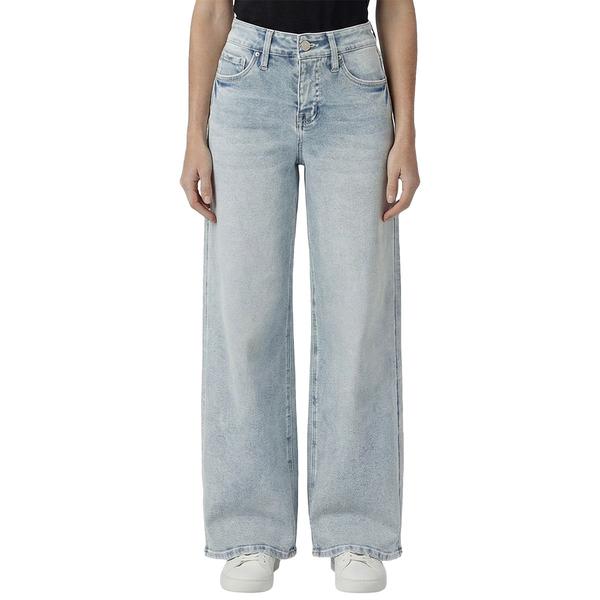 Womens Royalty High Rise Premium Stretch Wide Leg Jeans