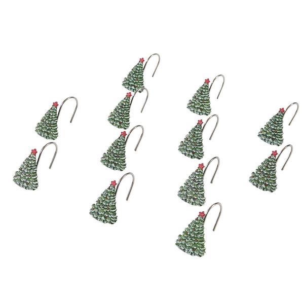 Avanti Yuletide Resin Shower Curtain Hooks - image 