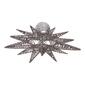 Kurt Adler 15.5-Inch Silver Glitter Wire 3D Star Treetop - image 3