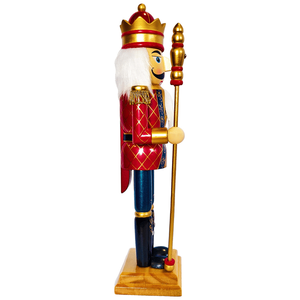 Santa''s Workshop 14in. Coronation King Nutcracker