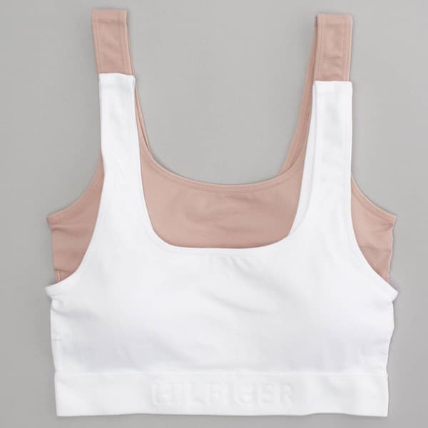 Womens Tommy Hilfiger 2pk. Seamless Scoop Bralettes RLF1222