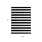 HomeRoots Black & White Striped Washable Indoor Outdoor Accent R - image 3
