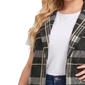 Plus Size NY Collection Double Knit Plaid Long Vest - image 4