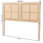 Baxton Studio Oline Light Brown Finished Wood Queen Headboard - image 8