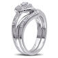 Loveblooms&#8482; Sterling Silver Diamonds Bridal Ring Set - image 2