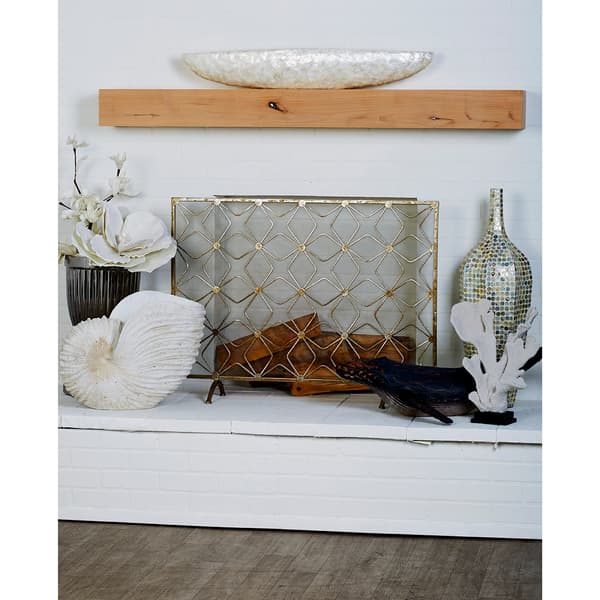 9th & Pike&#174; Star Metal Fireplace Screen