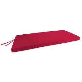 Knife Edge Pompeii Bench Cushion - Red