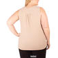 Plus Size NY Collection Sleeveless Button Front Tank Top - image 2