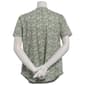 Womens Hasting & Smith Short Sleeve Floral Henley Tee - image 3