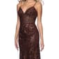 Juniors Blondie Nites Glitter Lace-Up Sheath Dress - image 3