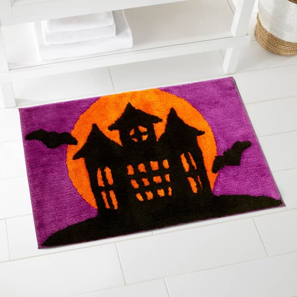 Avanti Spooky House Halloween Bath Rug