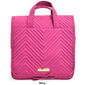 Adrienne Vittadini Chevron Quilted Hanging Cosmetic Travel Bag - image 2