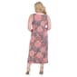 Plus Size Robbie Bee Sleeveless Medallion Sarong Midi Dress - image 2