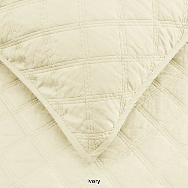 EnvioHome 100% Cotton Solid Quilt Twin Size Bedding Set