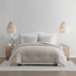 Palm Aire Theo 3pc. Taupe Gauze Cotton Comforter Set - image 1