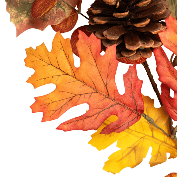 Northlight 5ft. Autumn Leaves & Pinecone Fall Harvest Garland