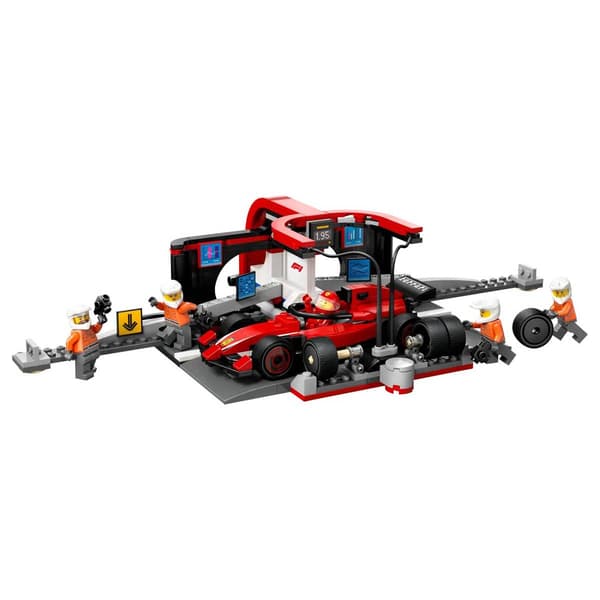 LEGO® CITY F1® Pit Stop & Pit Crew with Ferrari Car Building Kit
