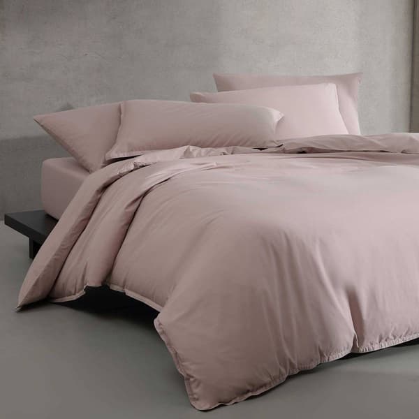 Calvin Klein Naturals Solid Cotton-Rich 3pc. Duvet Cover Set
