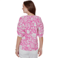 Petite Ruby Rd. Hothouse Florals Puff Sleeve Blouse - image 2