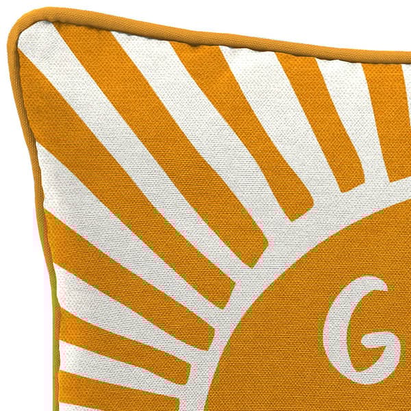 Jordan Manufacturing Good Vibes Only Outdoor Throw Pillow
