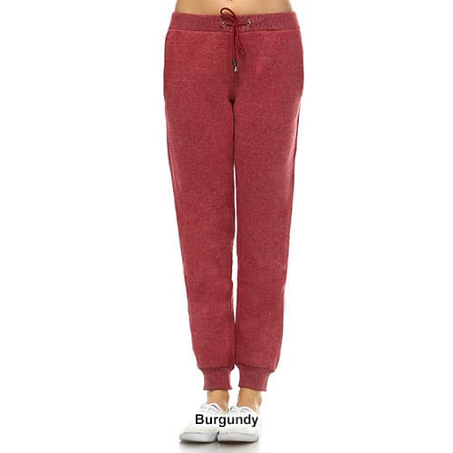 Womens White Mark Amazingly Soft Joggers