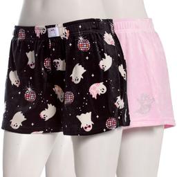 Womens Trick or Treat Sleep Rhinestone Ghost Pajama Bottoms