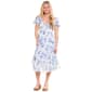 Juniors Crystal Doll Floral Sweetheart Maxi Dress - image 1