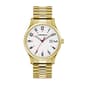 Mens Caravelle Gold-Tone Expansion Easy Reader Watch - 44B117 - image 1