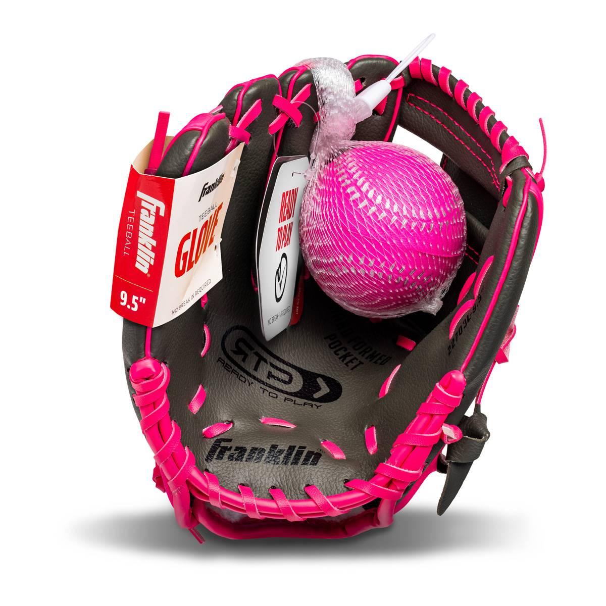 Franklin® 9.5in. RTP Teeball Glove & Ball Combo - Left Hand