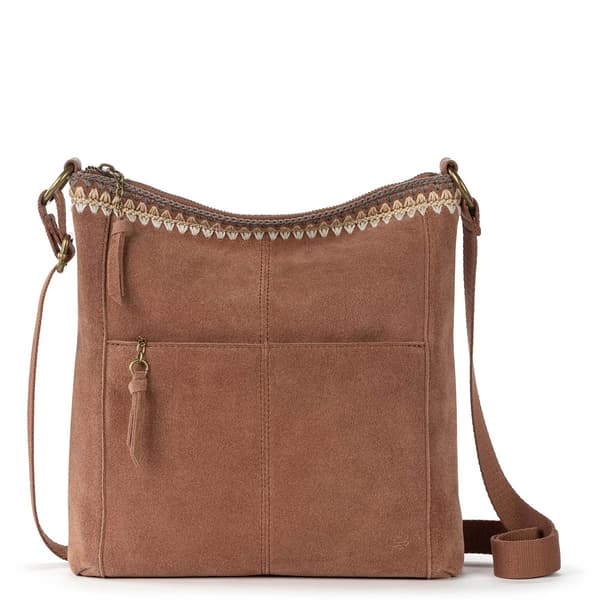 The Sak Lucia Suede Blanket Stitch Crossbody - image 