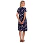 Plus Size Architect® Short Sleeve Floral Tulip A-Line Dress - image 2