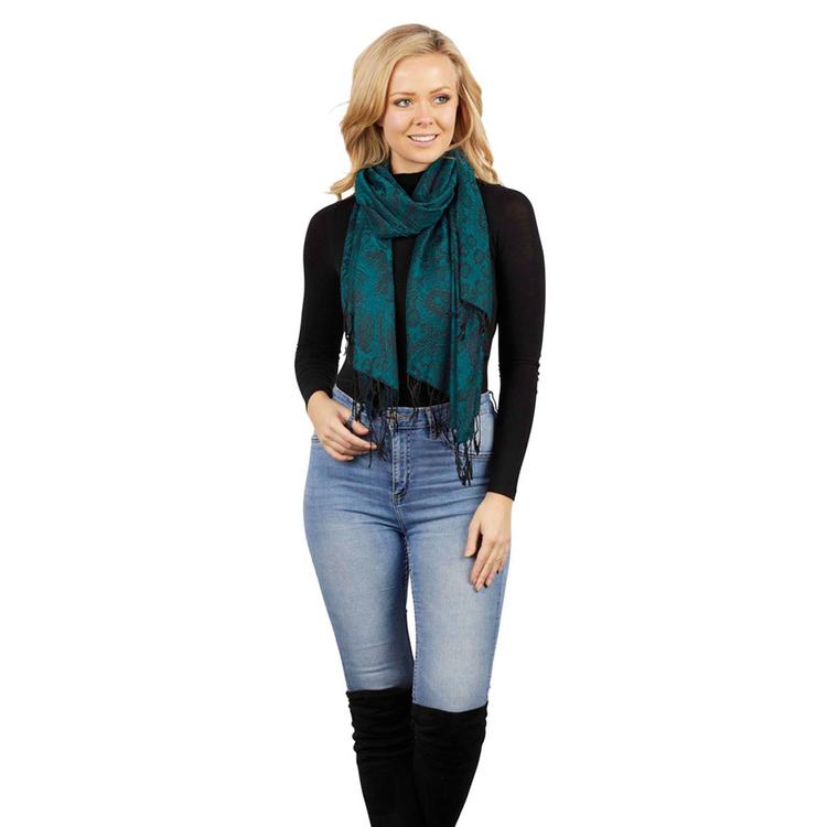 Womens Leopard Pashmina