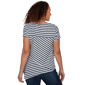 Womens Skye’s the Limit Summer Spice Stripe Knit Blouse - image 2